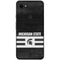 Michigan State University Black and White Stripes Google Pixel 3a XL Skin